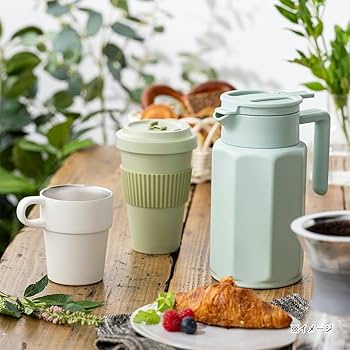 Amazon | カインズ(CAINZ) 洗いやすい卓上ポット 750ml グリーン